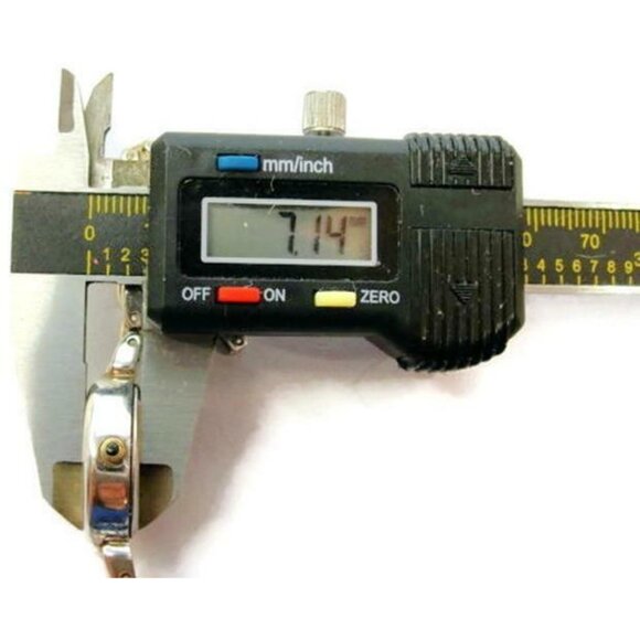 Monet Watch Quartz Analog New Battery Silver-Tone Link Bracelet Woman's Vintage - Picture 7 of 10